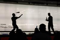 Barkeeper Showeinlage in der Fremont Street