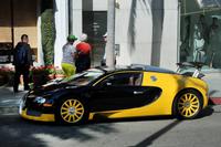 Megaschnelles Auto am Rodeo Drive