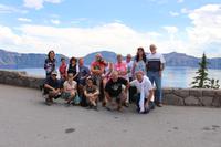 Gruppenfoto am Crater Lake