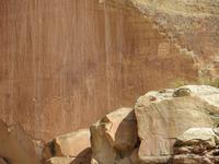 indianische Felszeichnungen im Capitol Reef