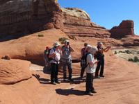 Wandern im Gebiet der Needles