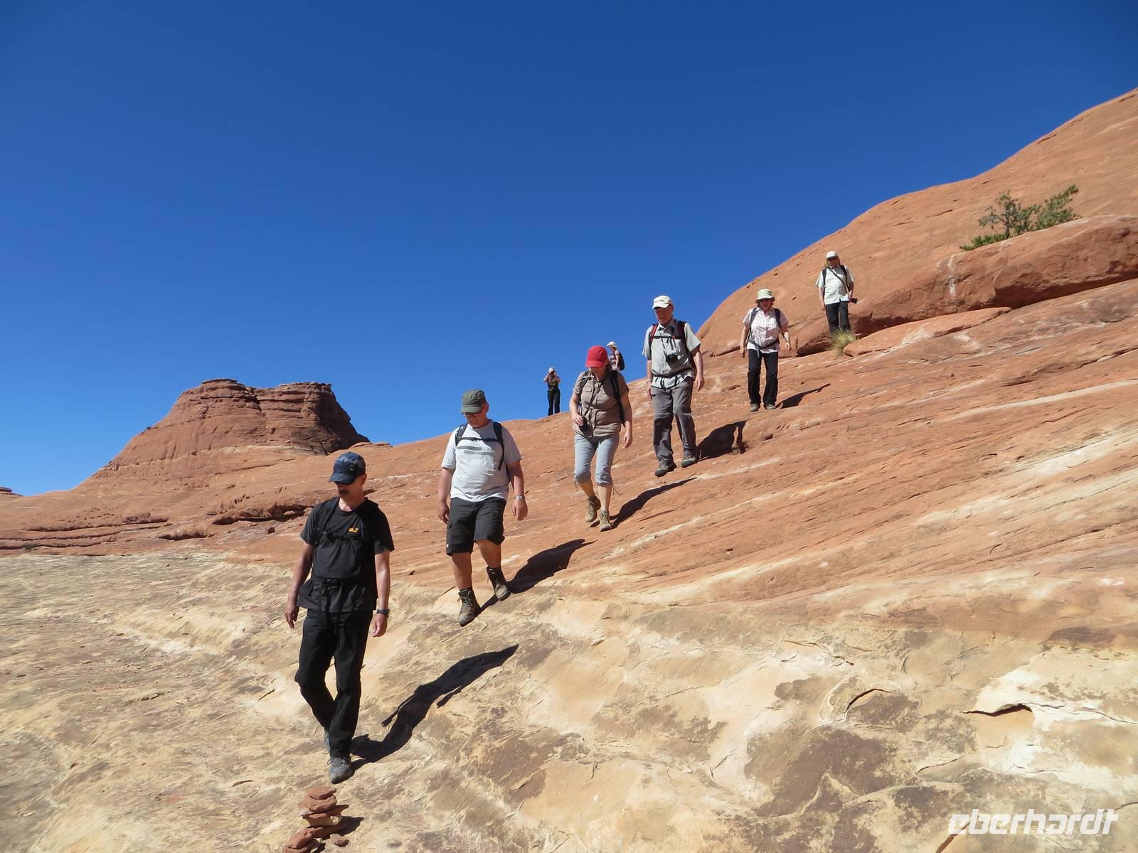Wandern im Gebiet der Needles