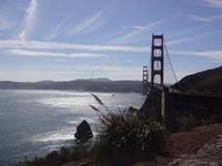 Blick vom Vista Point auf die Golden Gate Brücke