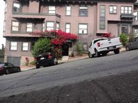 Steigung der Lombard Street in San Francisco