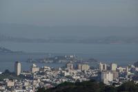 San Francisco - Erster Blick auf Alcatraz