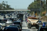 Los Angeles - Verkehr auf Autobahn