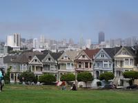 San Francisco - Painted Ladys am Alamo Square