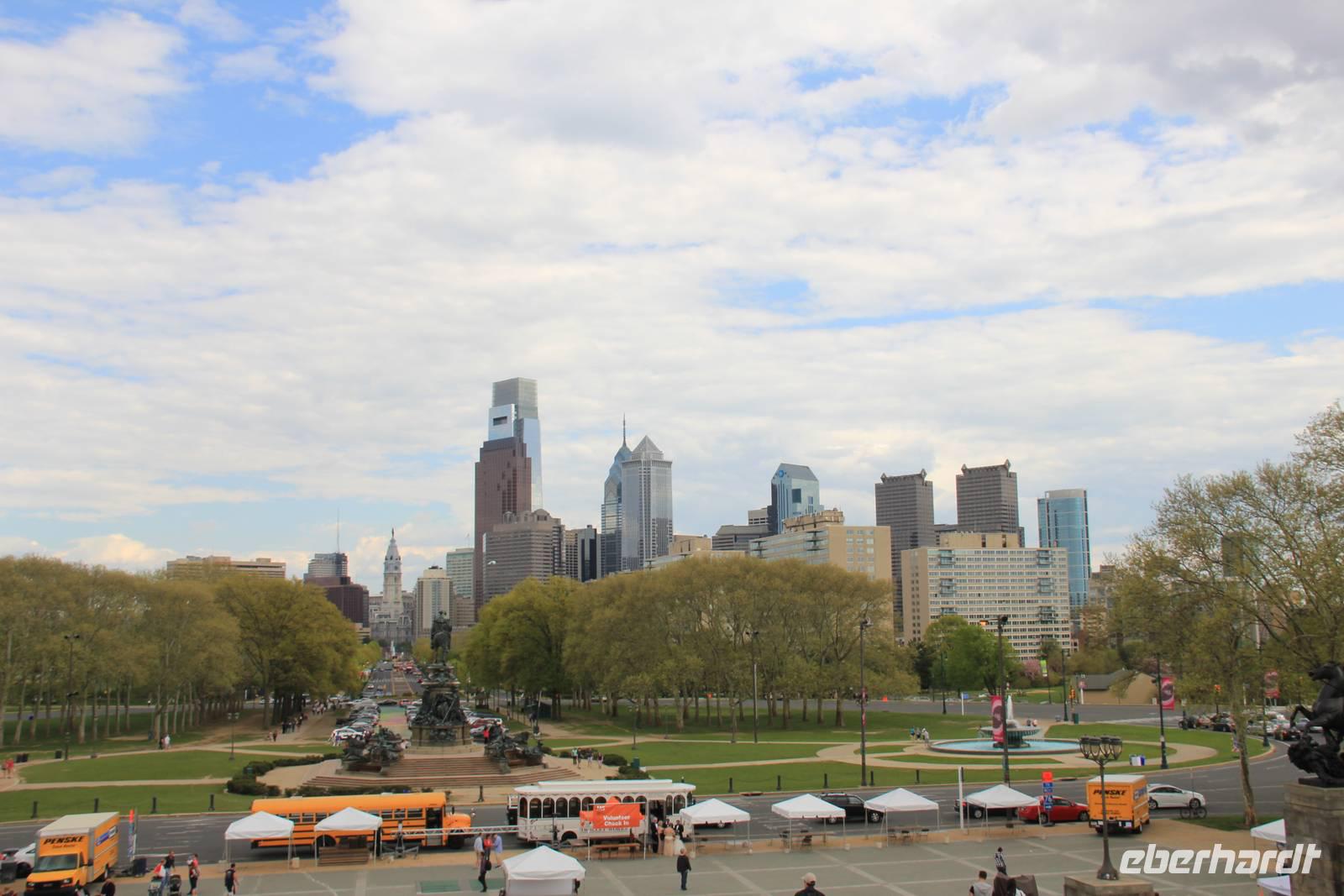 Blick auf Philadelphia