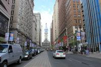 Philadelphia - Avenue of the Arts und das Rathaus