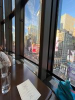 Abendessen im Broadway Lounge Restaurant