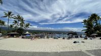 Big Island - Baden am Strand von Kona
