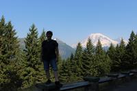 Blick auf Mount Rainier