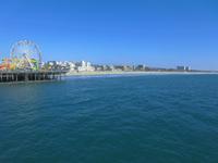 Blick vom Pier auf Santa Monica