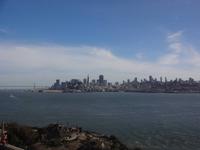 Blick von Alcatraz in Richtung Downtown San Francisco