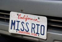 California Nummernschild