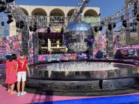 Das Sommerangebot vor dem Lincoln Center: Dance-floor, Disco!