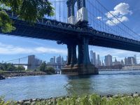 Ewig schöne Brooklyn Bridge