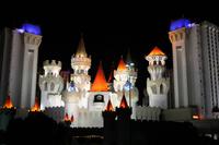 Hotel Excalibur bei Nacht, Las Vegas