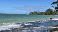 Inselrunfahrt auf Maui - Baden am Kanaha Beach Park 