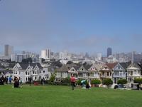 San Francisco - Painted Ladys am Alamo Square