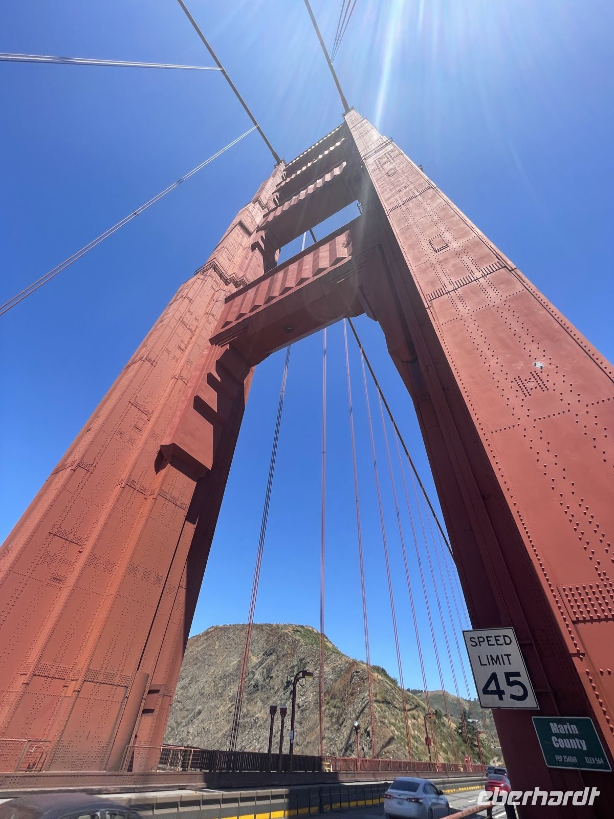 San Francisco - Spaziergang über die Golden Gate Bridge