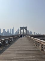 Spaziergang über die Brooklyn Bridge
