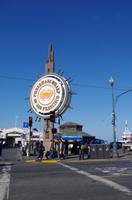 Spaziergang am Fisherman's Wharf in San Francisco entlang