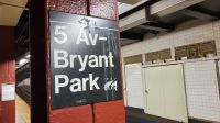 Städtereise New York - U-Bahnstation Bryant Park