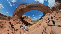 Weiterfahrt zum Monument Valley - kurze Pause in Pause in Bluff 