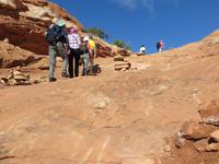 am Upheaval Canyon
