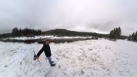 tolle Schneelandschaft im Bighorn National Forest