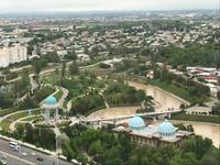 Blick vom Fernsehturm in Taschkent