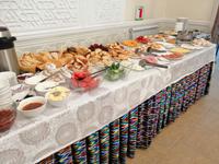 landestypisches Frühstück im Hotel in Chiwa