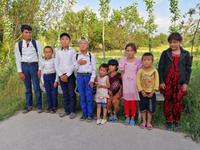 Halt bei einer usbekischen Familie auf dem Weg nach Samarkand