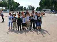 Kindersportverein auf Registan in Samarkand