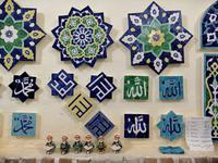 Majolika-Kunst auf dem Registan in Samarkand