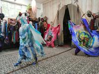 Modeschau im Atelier von Valentina Romanenko in Samarkand