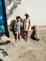 Kinder im Dorf bei Buchara