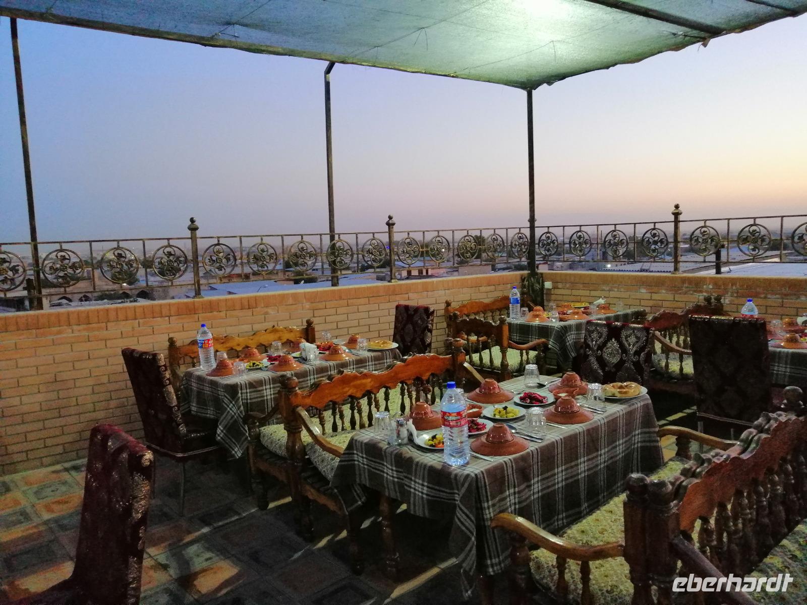 Abendessen im Restaurant Dolon in Buchara