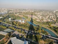 Blick auf die Stadt vom Fernsehturm, Taschkent