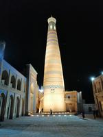 Blick auf Minarett Islam-Hodja, Chiwa