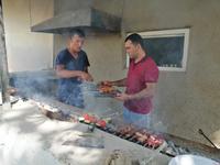 Mittagspause in der Wüste Kizilkum, Fahrt nach Buchara