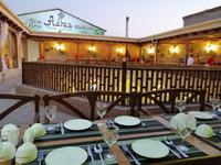 Abendessen im Restaurant Adras, Buchara