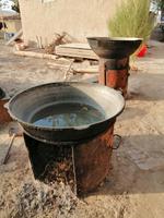 Besuch einer usbekischen Großfamilie auf dem Weg nach Samarkand