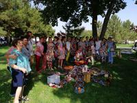 Tag des Handwerks im Abdurahman Jami Park, Samarkand