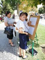 Tag des Handwerks im Abdurahman Jami Park, Samarkand