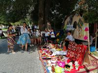 Tag des Handwerks im Abdurahman Jami Park, Samarkand