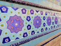 Majolika im Nekropol Shakhi-Zinda, Samarkand