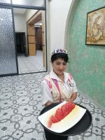 Kelnerin im Restaurant Anjir in Taschkent