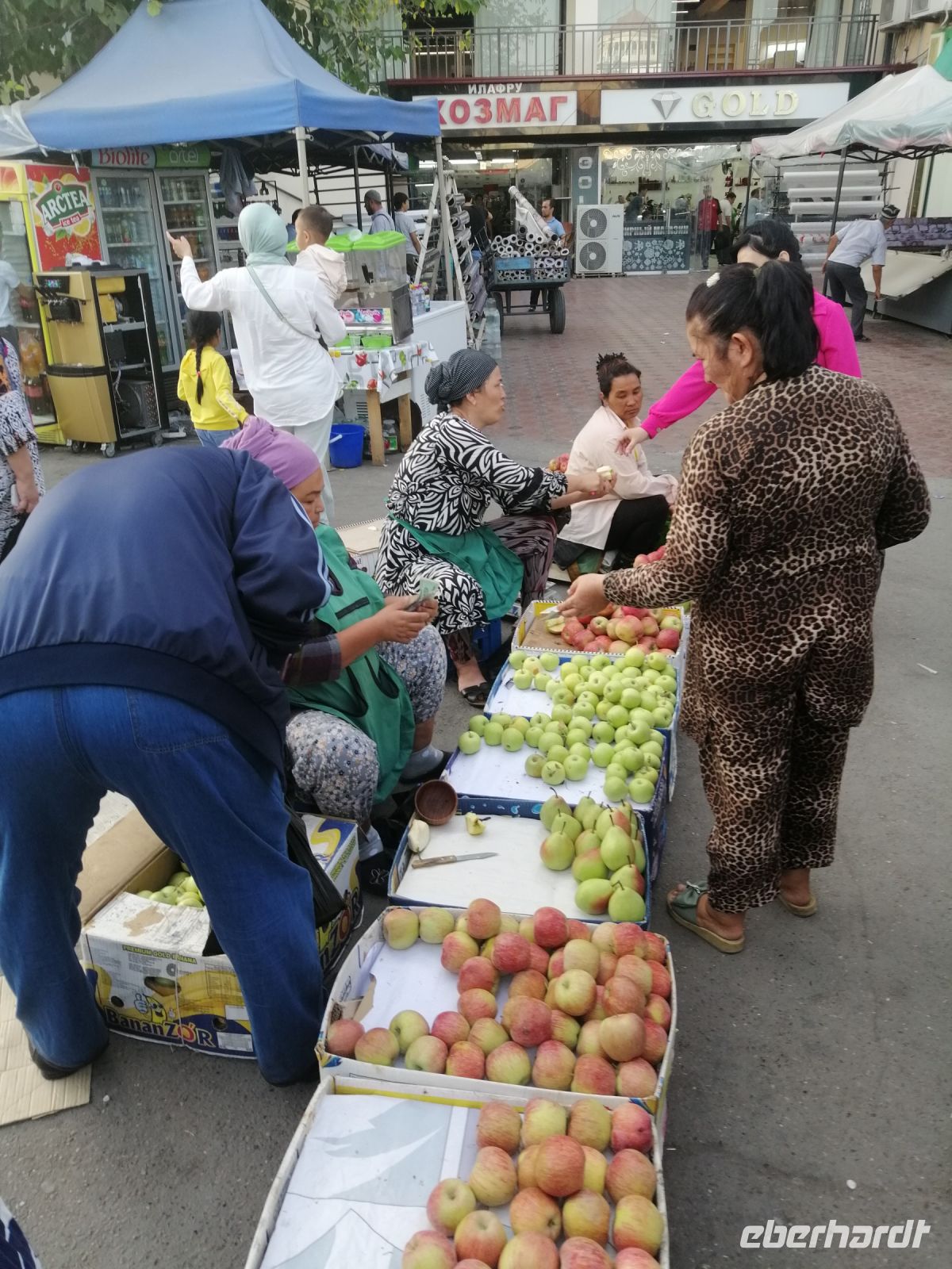 Gemüsestand auf dem Chorsu-Basar, Taschkent